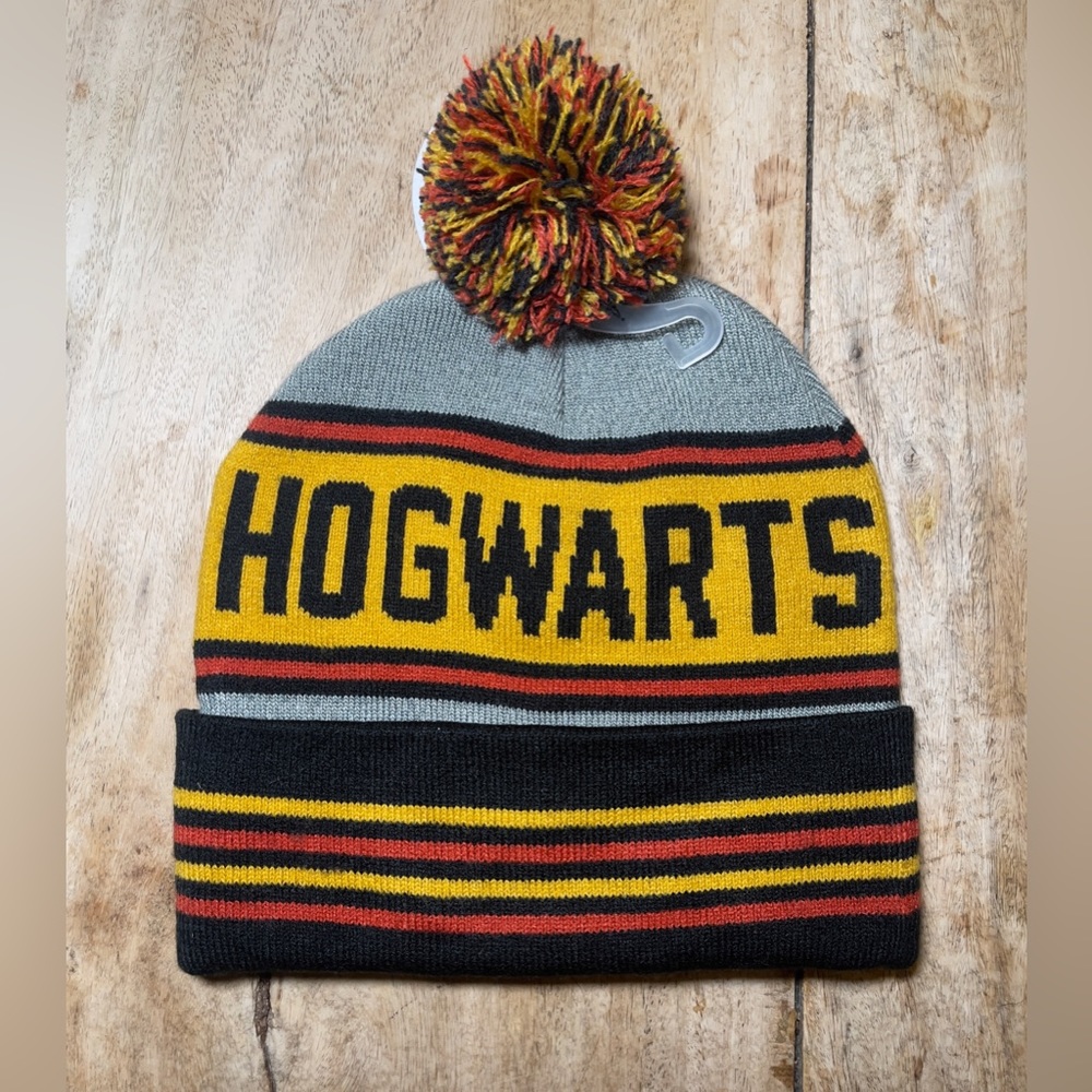 Harry Potter Hogwarts Pom Beanie BioWorld ⚡️